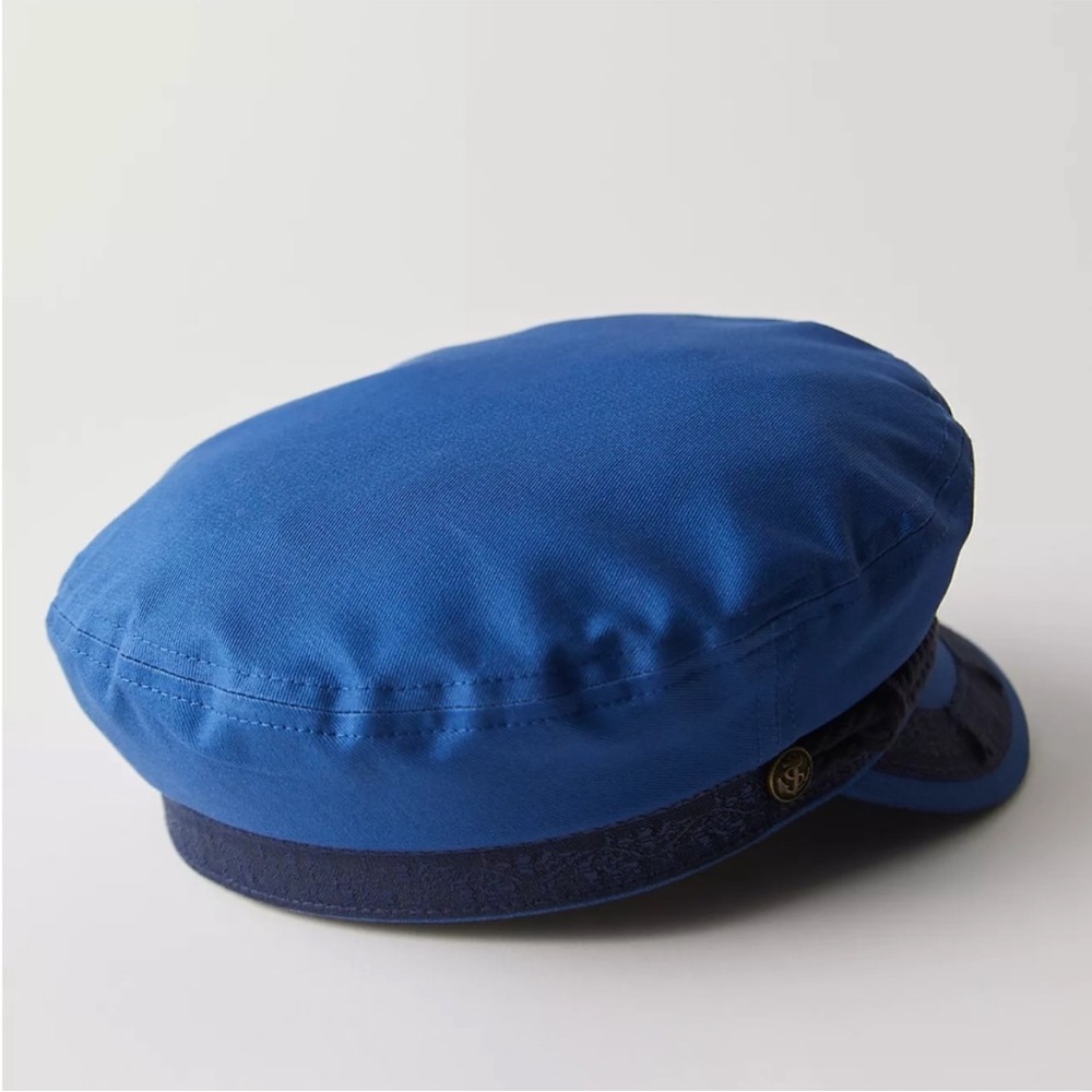 1507. Free People Mossant: Yacht Club Marine Lieutenant Hat - Picture 7 of 10